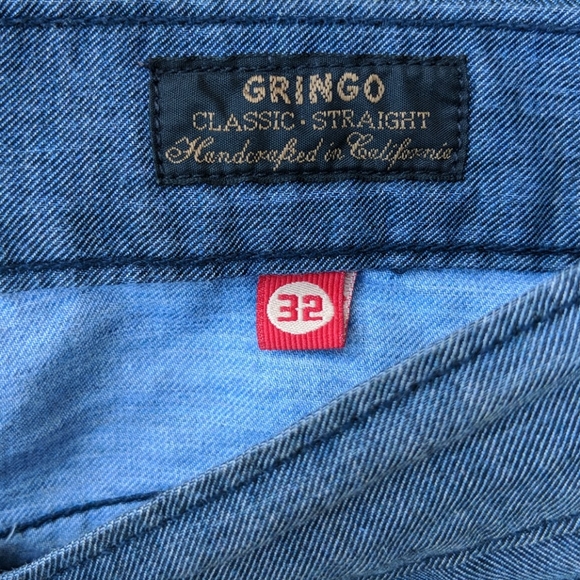 Agave Men's ๐ size 32x30 light hand crafted jeans/denim/Casual pants. - Picture 4 of 13